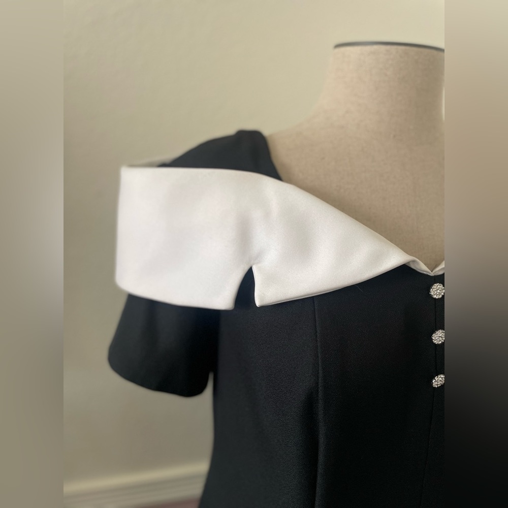 Vintage gown size 14w - Picture 4 of 16